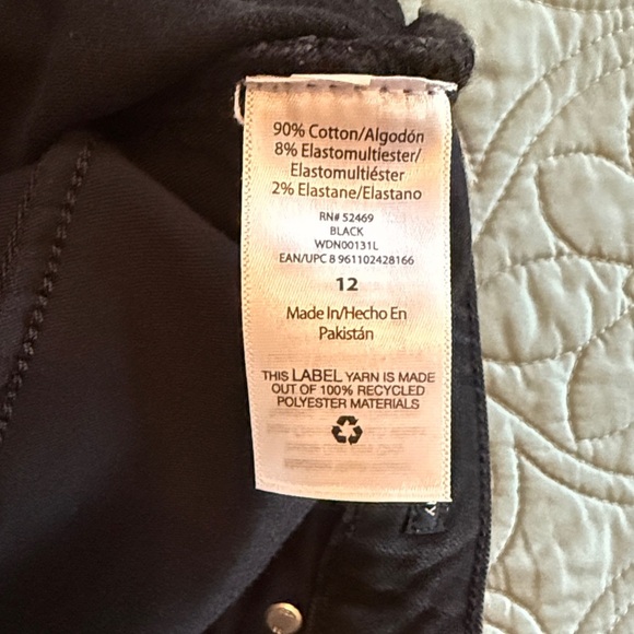 NWT Free Assembly High Rise Skinny Black Distressed Women’s Jeans Size 12 - Picture 9 of 10